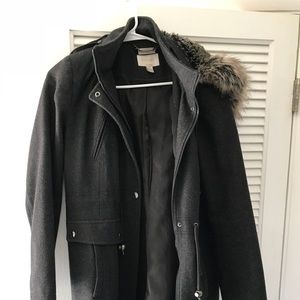 A Pea in the Pod Wool Maternity Coat